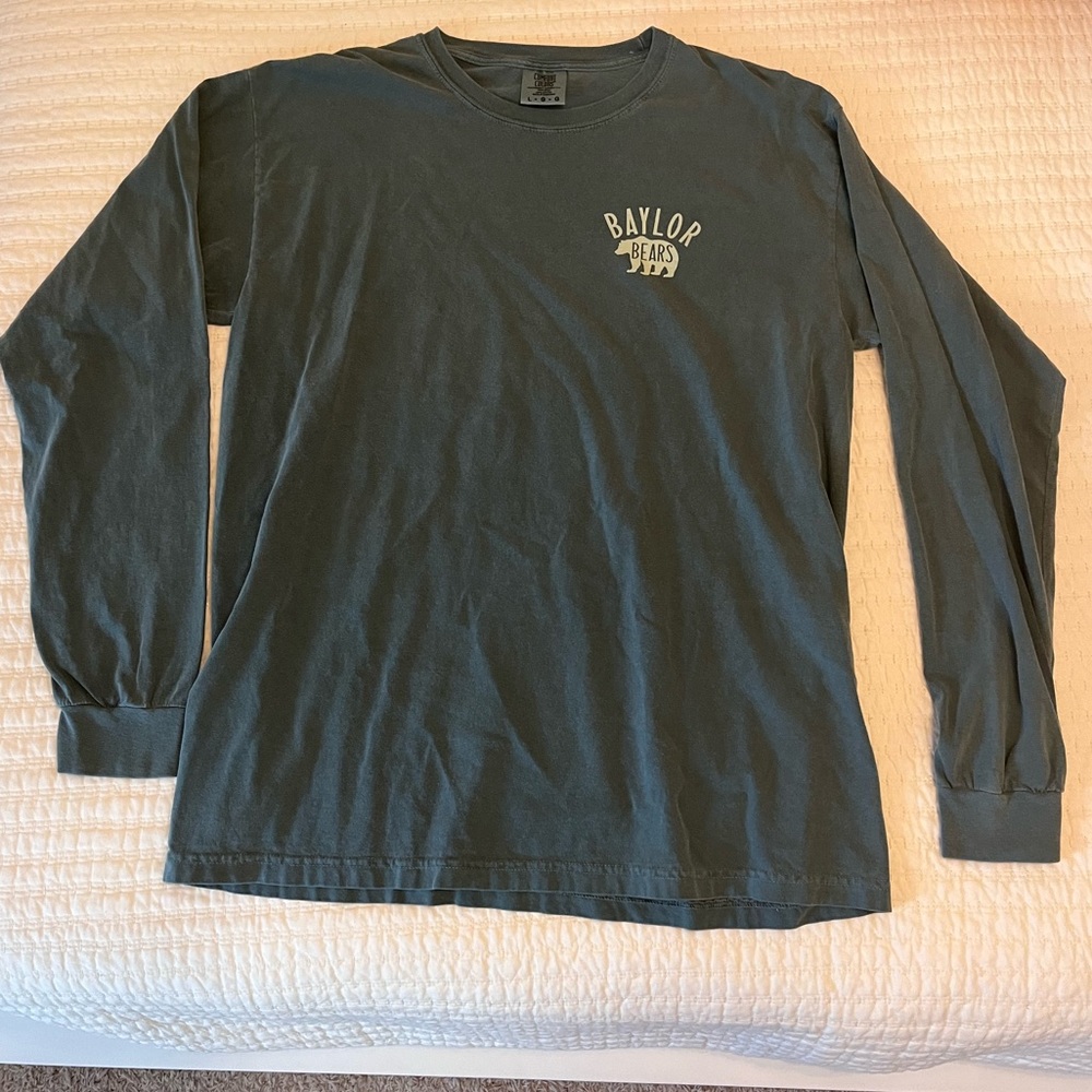 Size L, comfort colors Baylor University tee